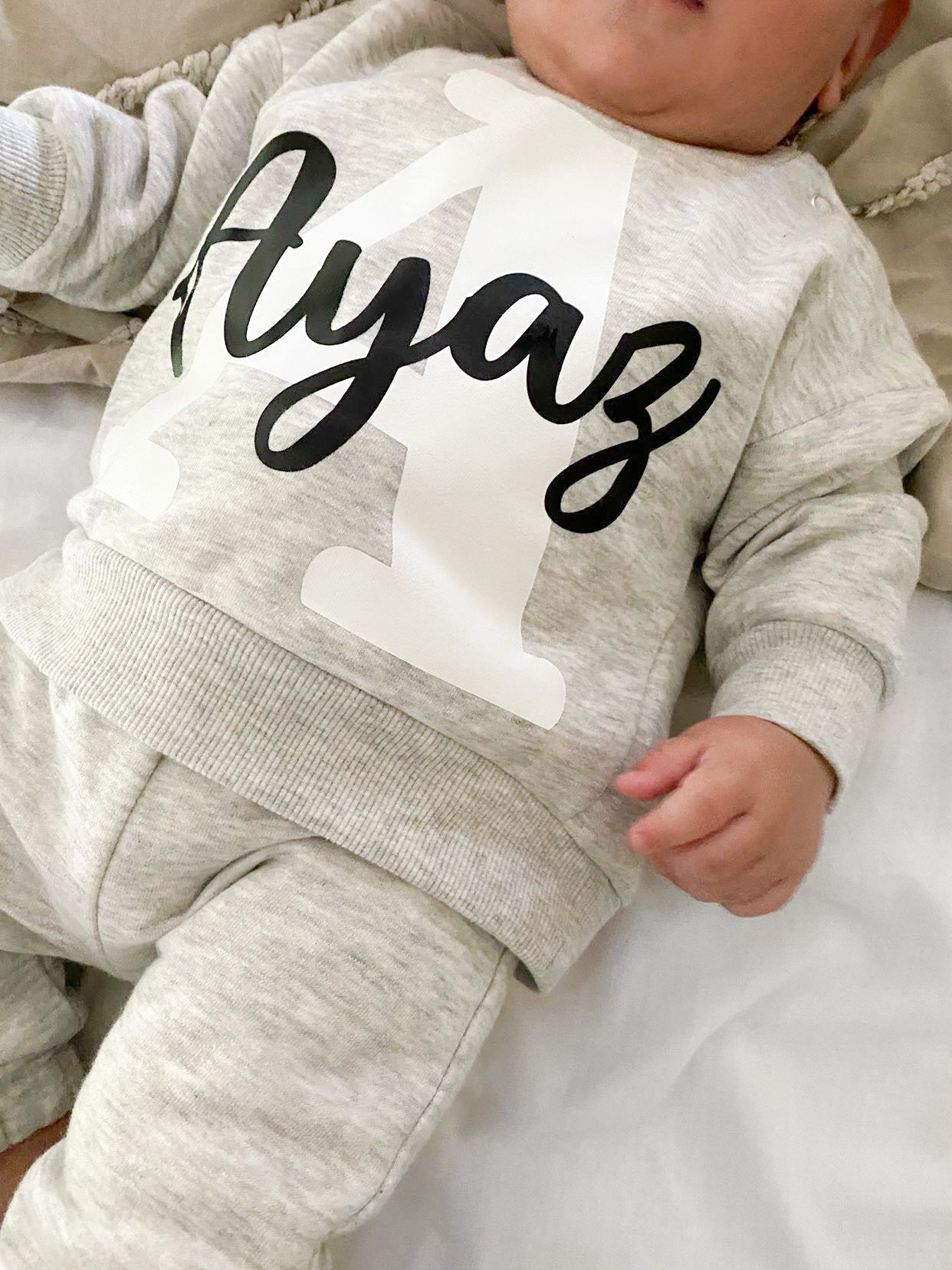 Grey cheap baby tracksuit